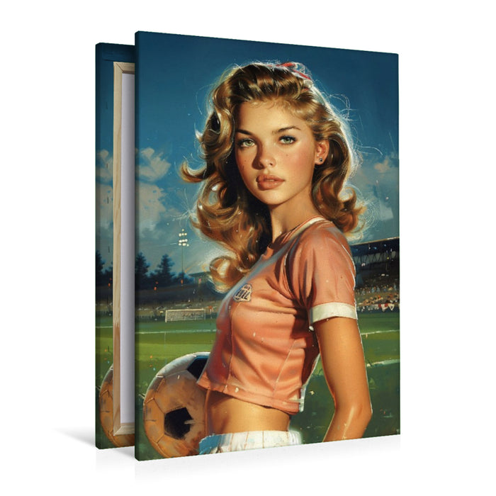 Premium Textil-Leinwand Abendspiel