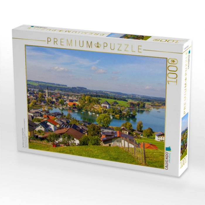 Der Blick von der Ludwigshöhe - CALVENDO Foto-Puzzle'