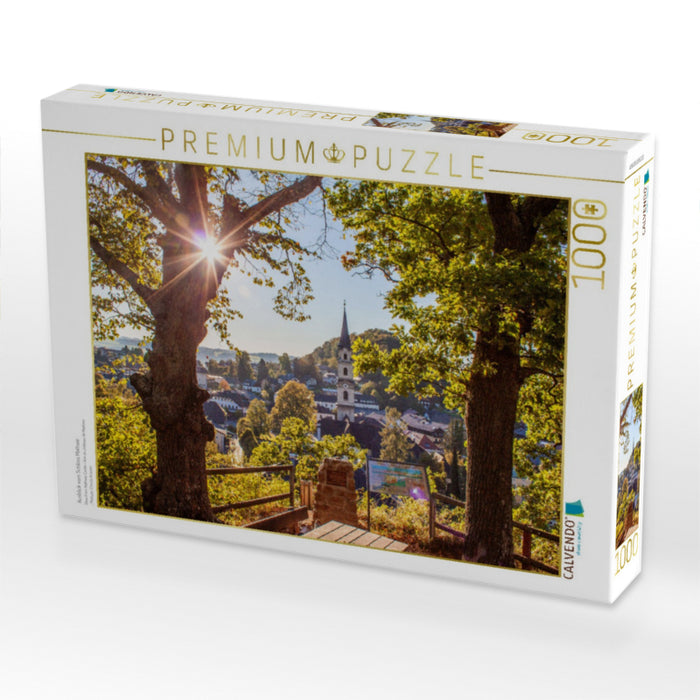Ausblick vom Schloss Mattsee - CALVENDO Foto-Puzzle'