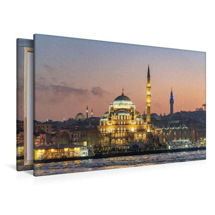Premium Textil-Leinwand Die Neue Moschee Istanbul