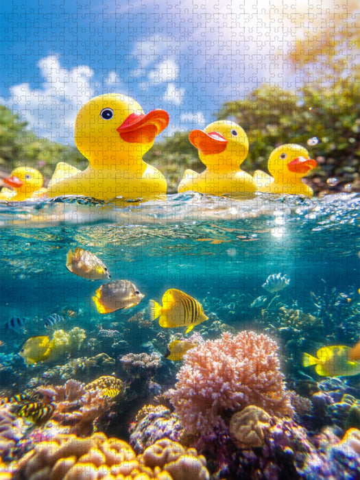 Gummienten in der Karibik - CALVENDO Foto-Puzzle'