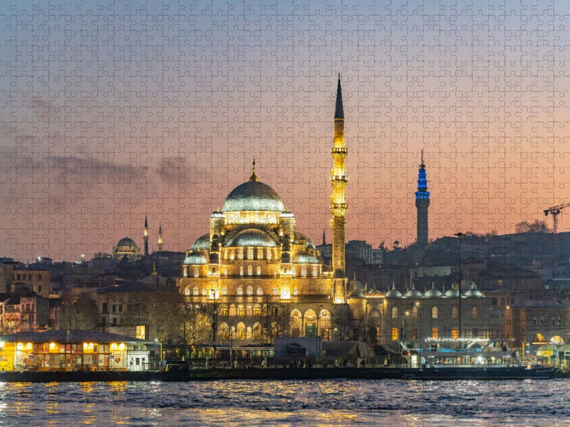 Die Neue Moschee Istanbul - CALVENDO Foto-Puzzle'