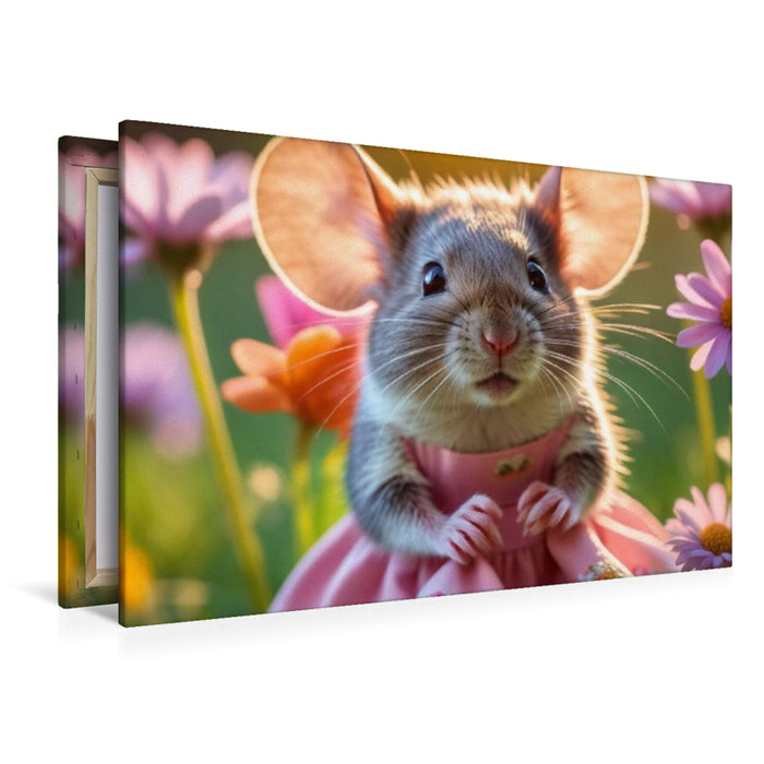 Premium Textil-Leinwand Genieße die kleinen Dinge des Lebens