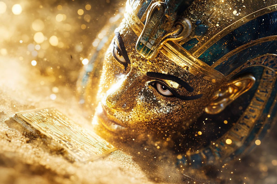 Premium Textil-Leinwand Ein Motiv aus dem Kalender Die Götter des Nils