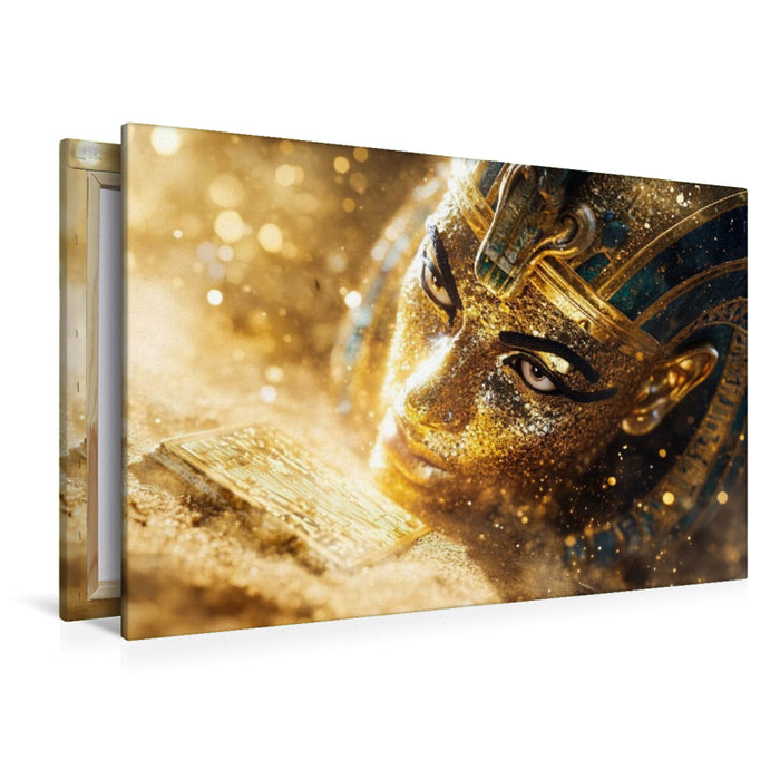 Premium Textil-Leinwand Ein Motiv aus dem Kalender Die Götter des Nils