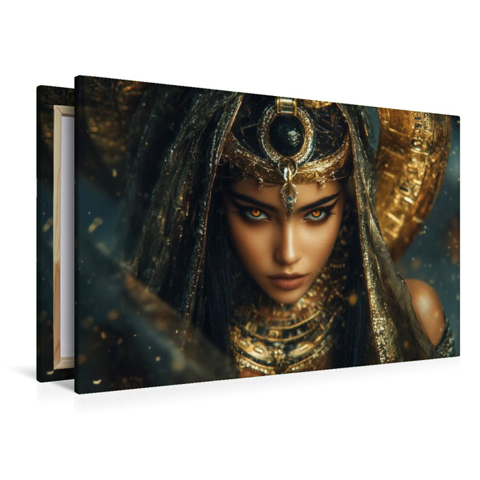 Premium Textil-Leinwand Ein Motiv aus dem Kalender Die Götter des Nils