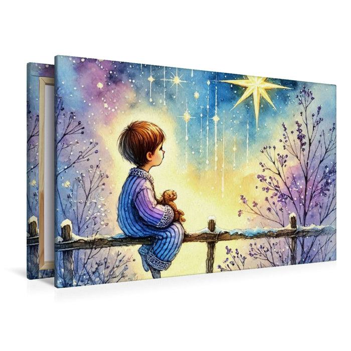 Premium Textil-Leinwand Magische Winterträume – HD-Leinwand „Neubeginn“