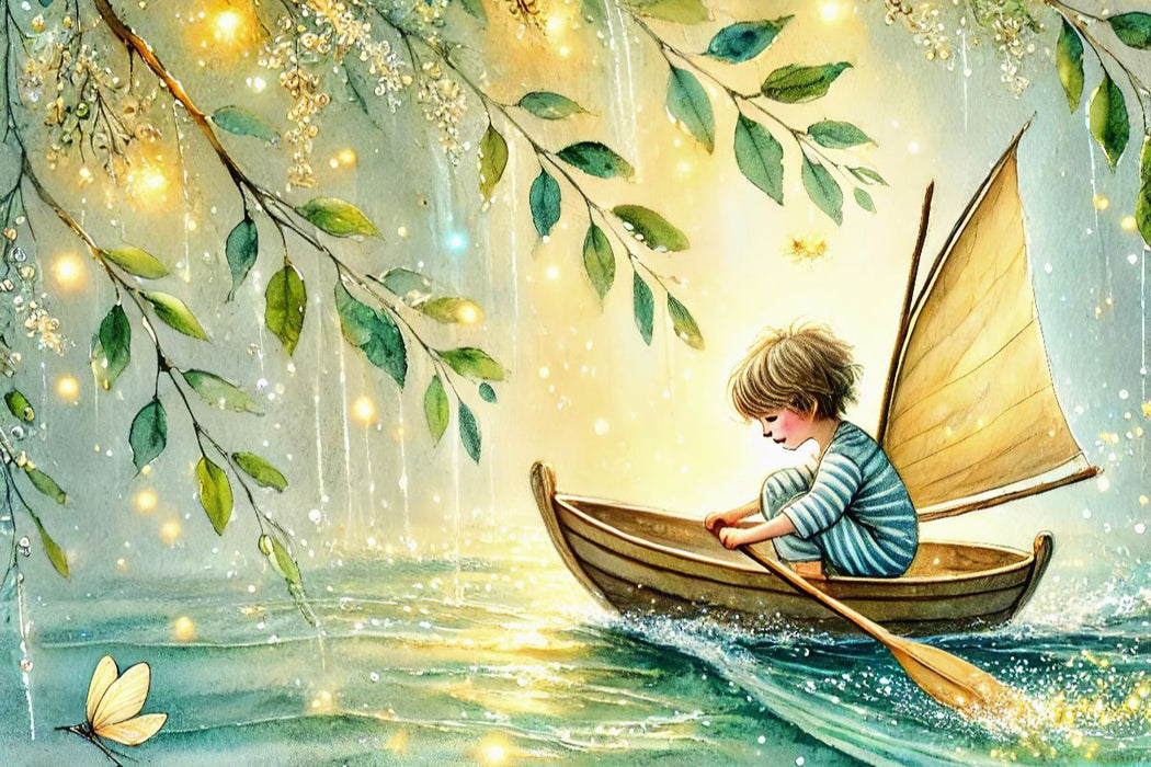 Premium Textil-Leinwand Ein Jahr mit deinem inneren Kind – HD-Leinwand & Puzzle „Abenteuer“