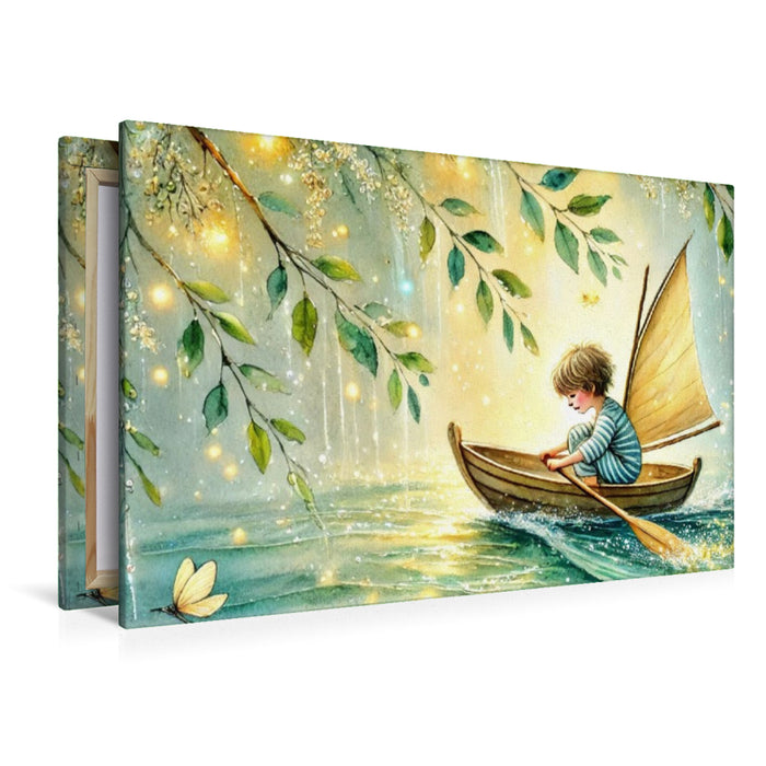 Premium Textil-Leinwand Ein Jahr mit deinem inneren Kind – HD-Leinwand & Puzzle „Abenteuer“