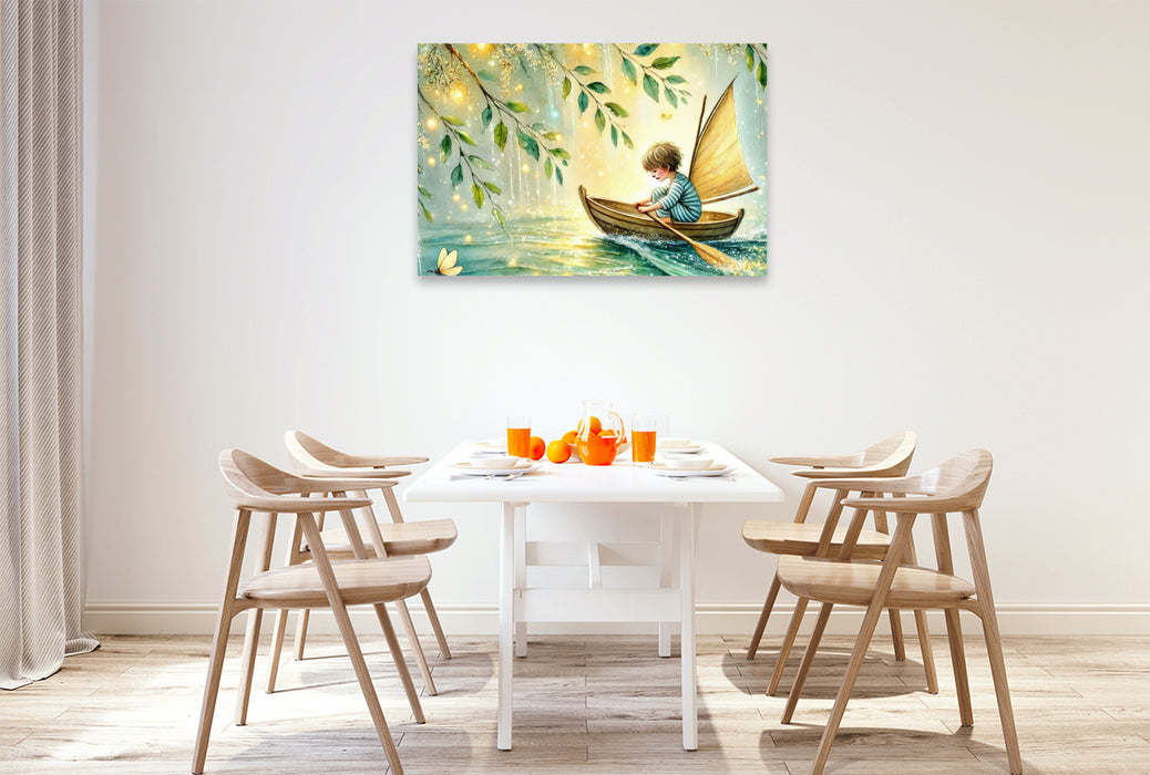 Premium Textil-Leinwand Ein Jahr mit deinem inneren Kind – HD-Leinwand & Puzzle „Abenteuer“