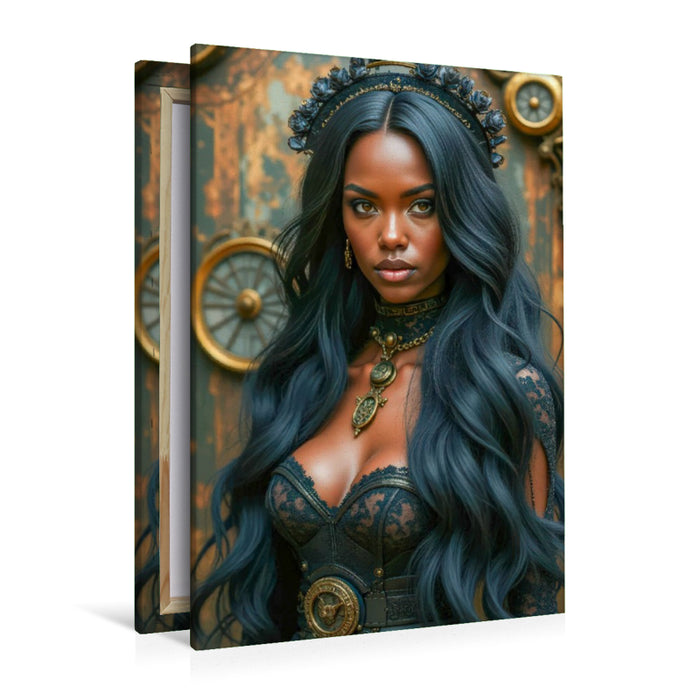 Premium Textil-Leinwand Morgana Brassveil