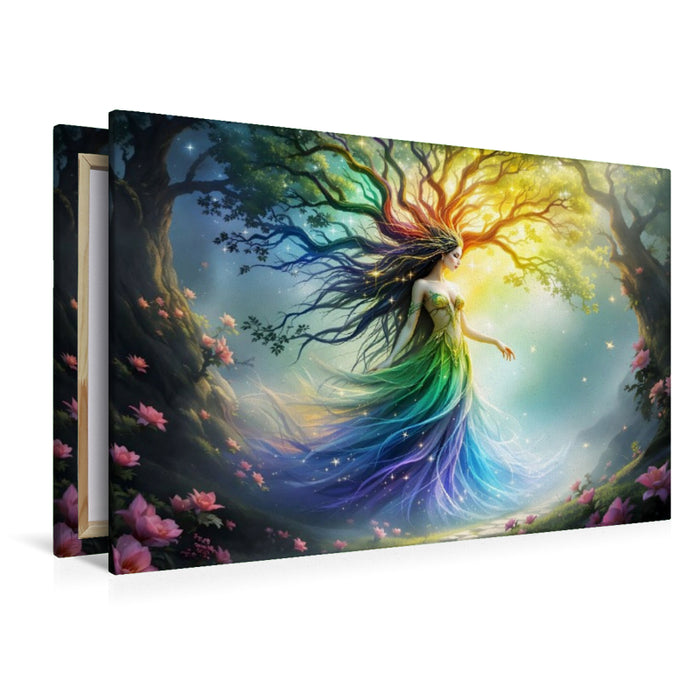 Premium Textil-Leinwand Die Magische Anmut