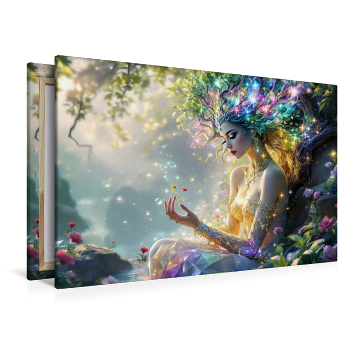 Premium Textil-Leinwand Die Traumgestalt