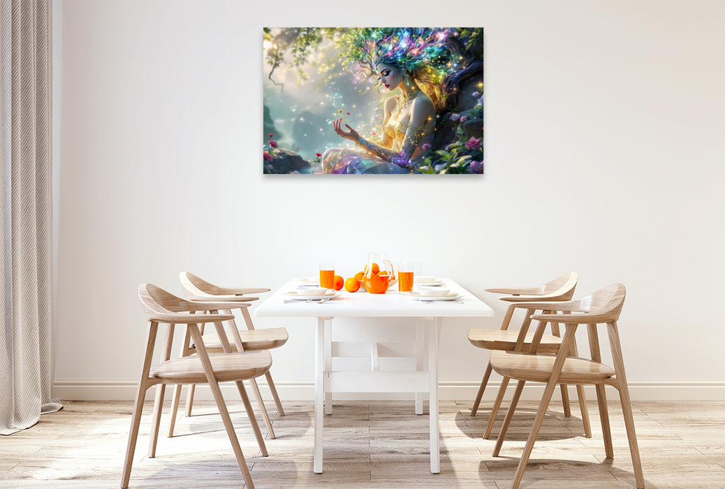 Premium Textil-Leinwand Die Traumgestalt
