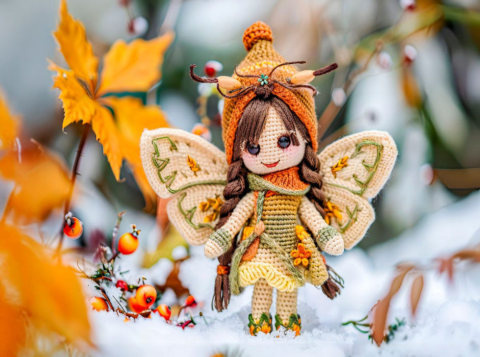 Fee im Winter - CALVENDO Foto-Puzzle'