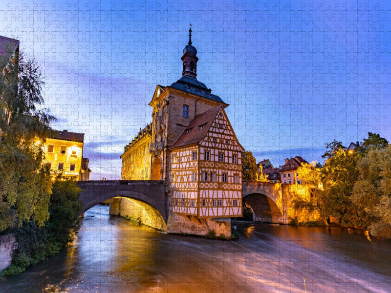 Rathaus Bamberg - CALVENDO Foto-Puzzle'