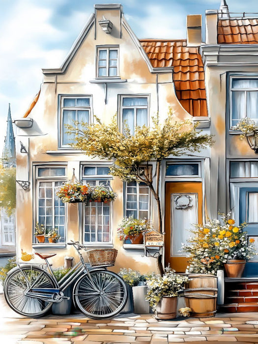 Ein typisches Grachtenhäuschen - CALVENDO Foto-Puzzle'