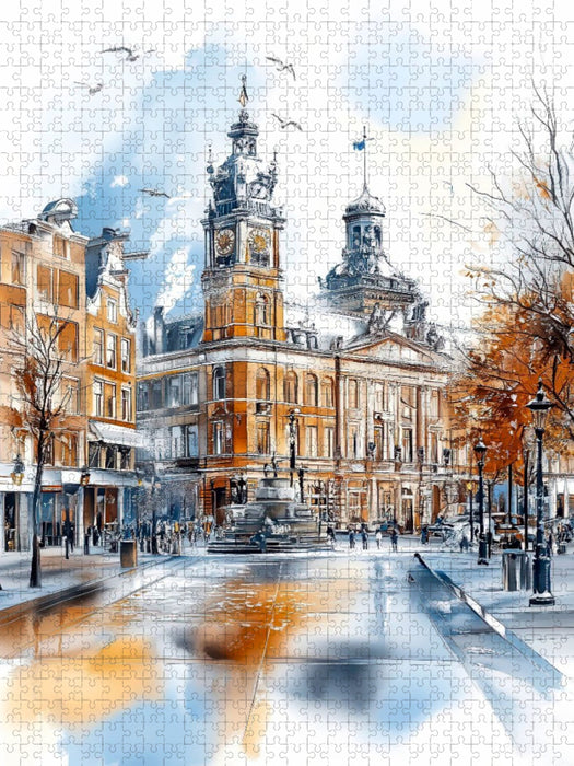 Ein Blick auf die kunstvolle Architektur - CALVENDO Foto-Puzzle'