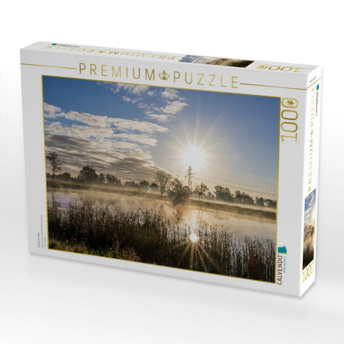 Nebel im Moor - CALVENDO Foto-Puzzle'