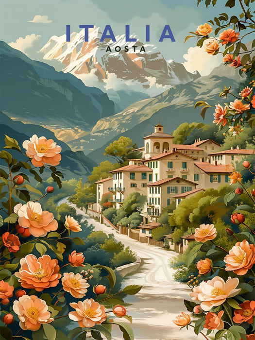 Aosta, Aostatal - CALVENDO Foto-Puzzle'