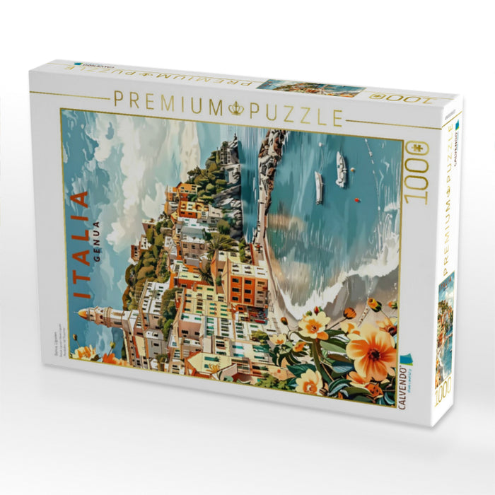 Genua, Ligurien - CALVENDO Foto-Puzzle'