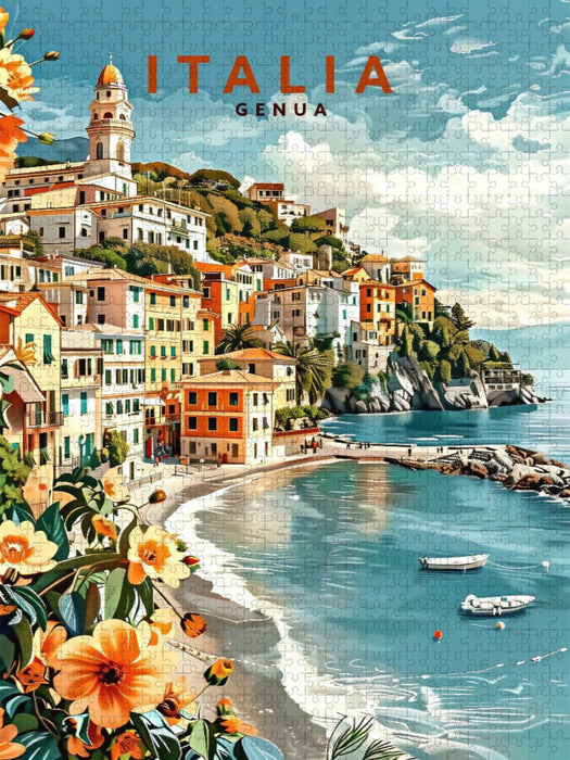 Genua, Ligurien - CALVENDO Foto-Puzzle'