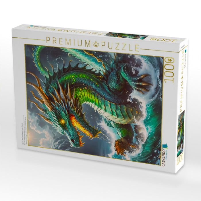 Ryujin, der Drachengott des Meeres - CALVENDO Foto-Puzzle'