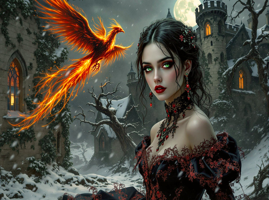 Meisterin des Phoenix - CALVENDO Foto-Puzzle'