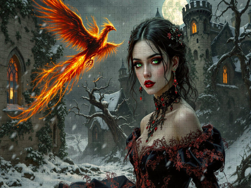 Meisterin des Phoenix - CALVENDO Foto-Puzzle'