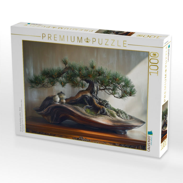 Wurzeln, die Geschichten erzählen - Bonsai - CALVENDO Foto-Puzzle'