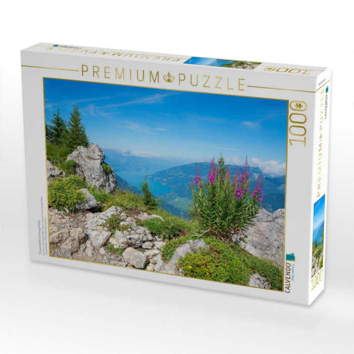 Thunerseeblick Schynige Platte - CALVENDO Foto-Puzzle'