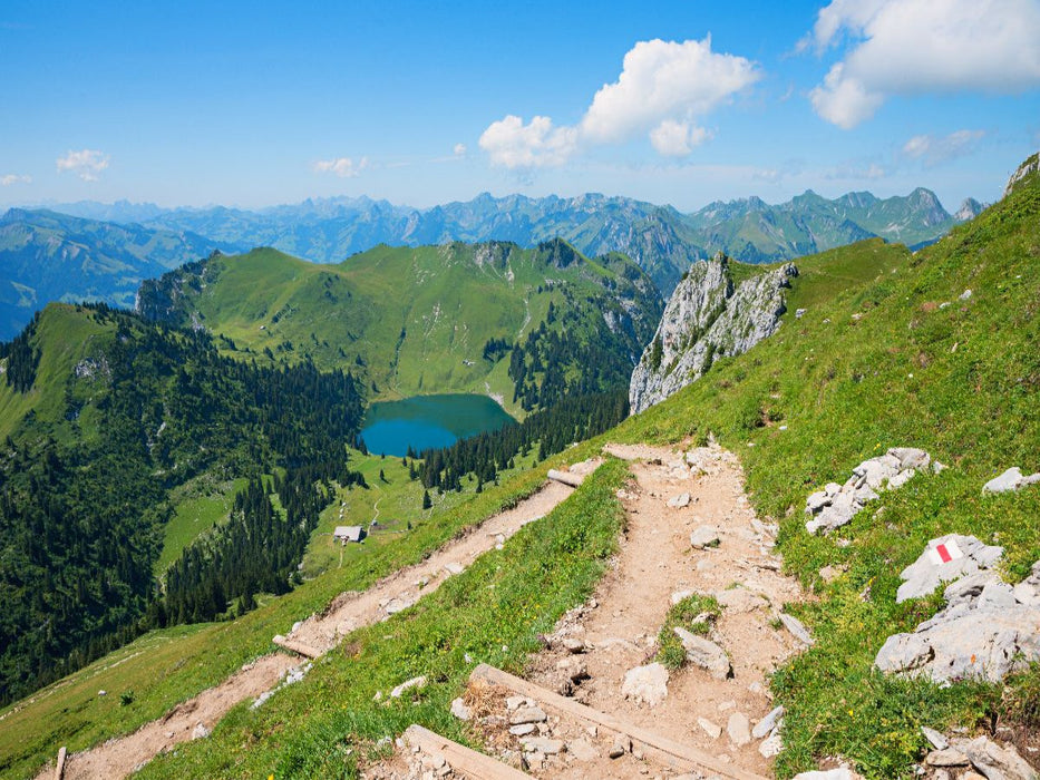 Wanderweg am Stockhorn - CALVENDO Foto-Puzzle'