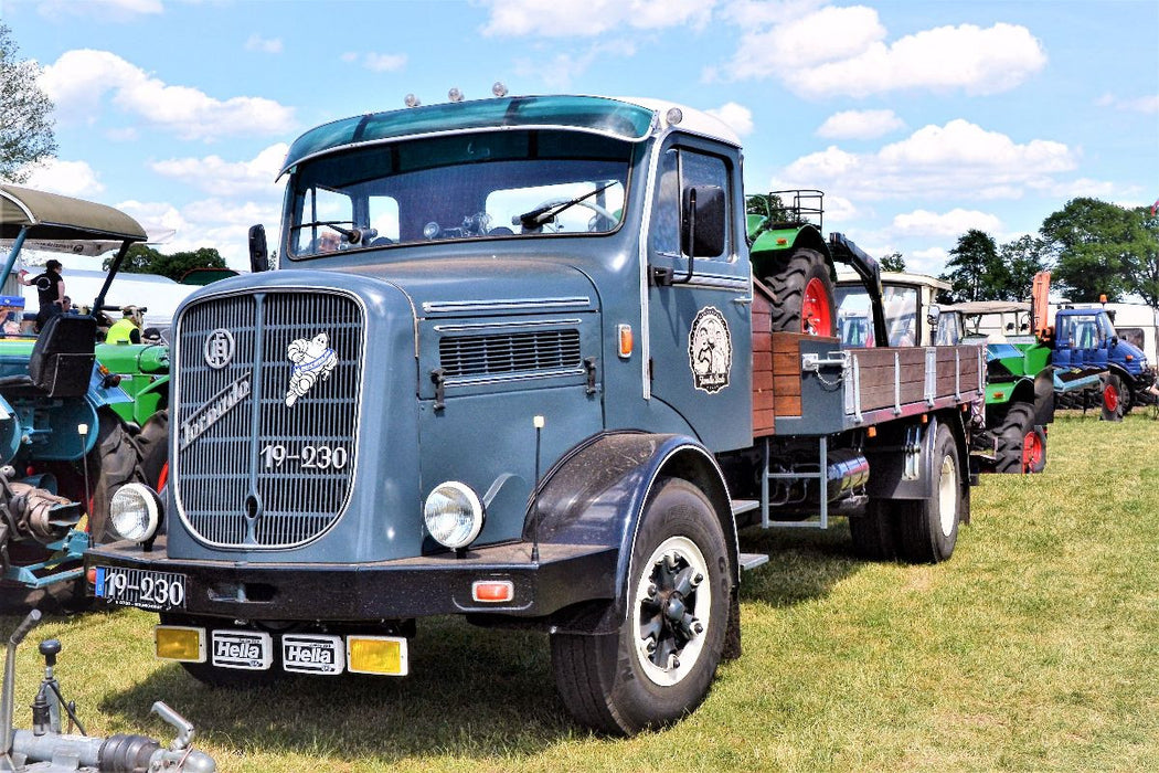 Premium Textil-Leinwand ÖAF- Tornado- 19-230- ``1972``