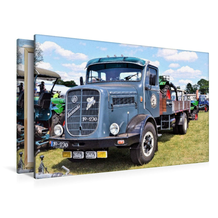 Premium Textil-Leinwand ÖAF- Tornado- 19-230- ``1972``