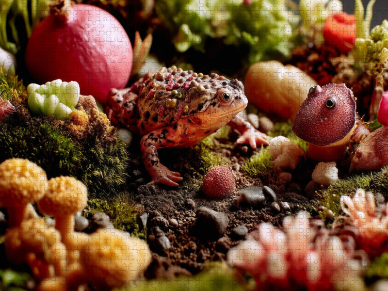 Fruchtige Krötenwelt - CALVENDO Foto-Puzzle'