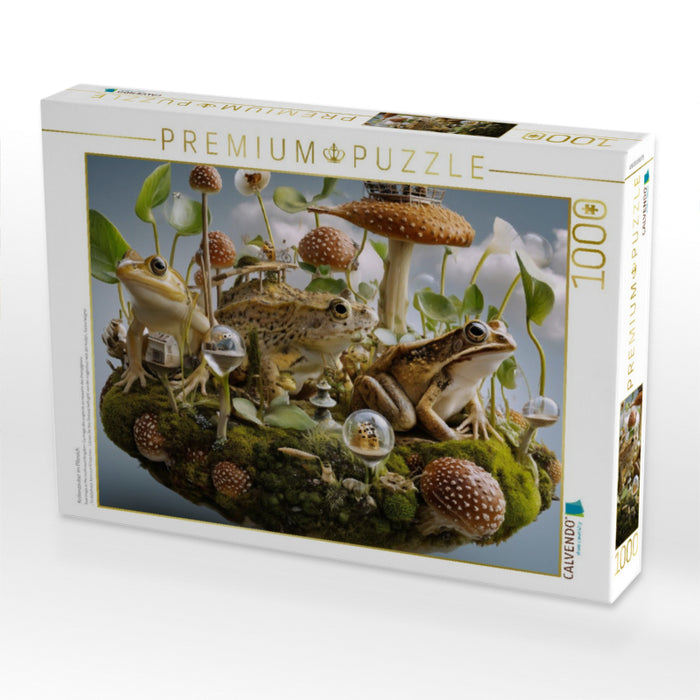 Krötenzauber im Pilzreich - CALVENDO Foto-Puzzle'