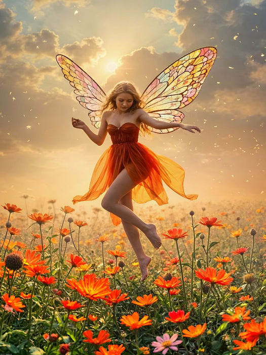 Die Blütenfee des Mai – Magie zum Zusammensetzen - CALVENDO Foto-Puzzle'