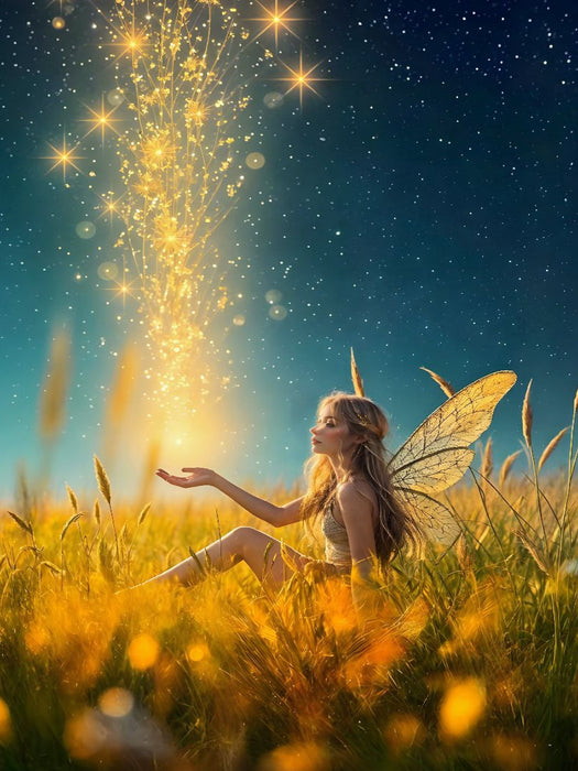 Die Sternenfee des August – Ein Hauch von Unendlichkeit - CALVENDO Foto-Puzzle'