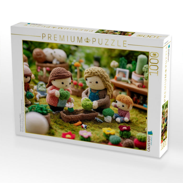 Gartenglück mit kleinen Helfern - CALVENDO Foto-Puzzle'