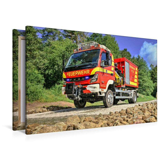 Premium Textil-Leinwand WLF / Mitsubishi Fuso Canter 6C18 / Feuerwehr Meiningen