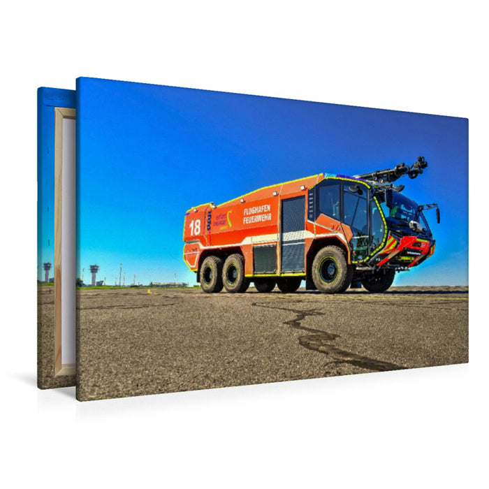 Premium Textil-Leinwand FLF 11.500/1.400/P250-HRET / Rosenbauer Panther 6x6 / Flughafen Erfurt-Weimar