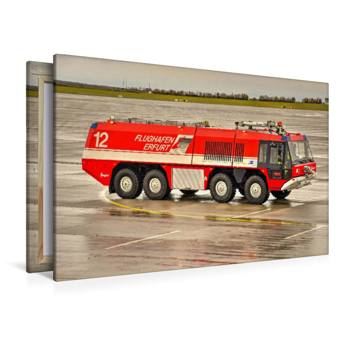 Premium Textil-Leinwand FLF 60/110-11+1000P / Ziegler Z8 / Flughafen Erfurt-Weimar