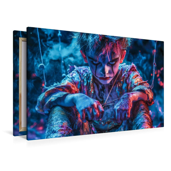 Premium Textil-Leinwand Ein Motiv aus dem Kalender Grins nicht so !