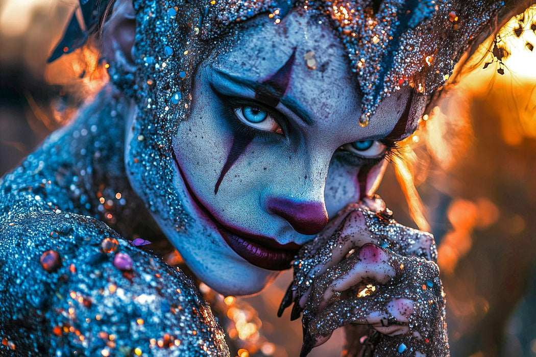 Premium Textil-Leinwand Ein Motiv aus dem Kalender Grins nicht so !