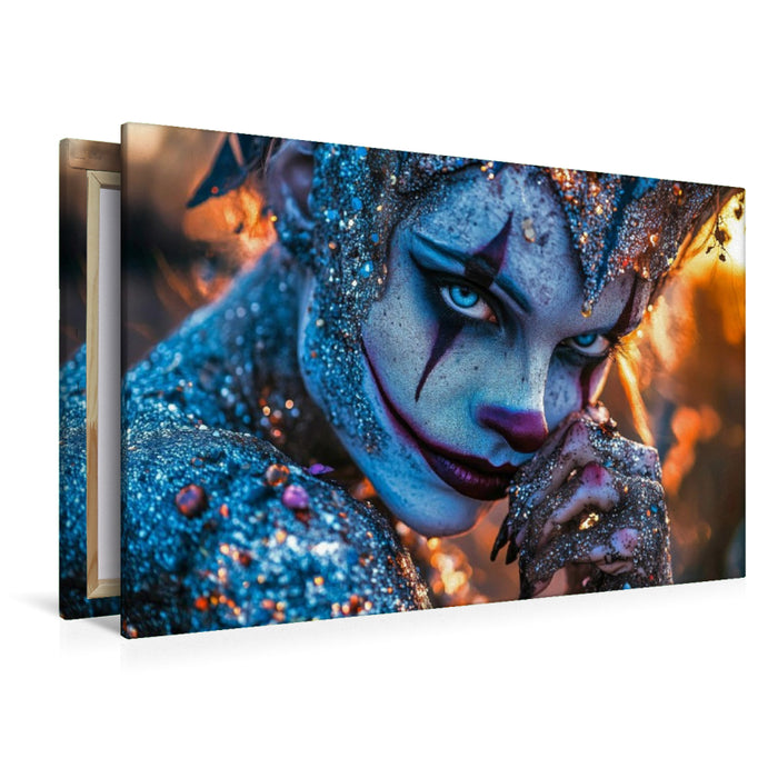 Premium Textil-Leinwand Ein Motiv aus dem Kalender Grins nicht so !