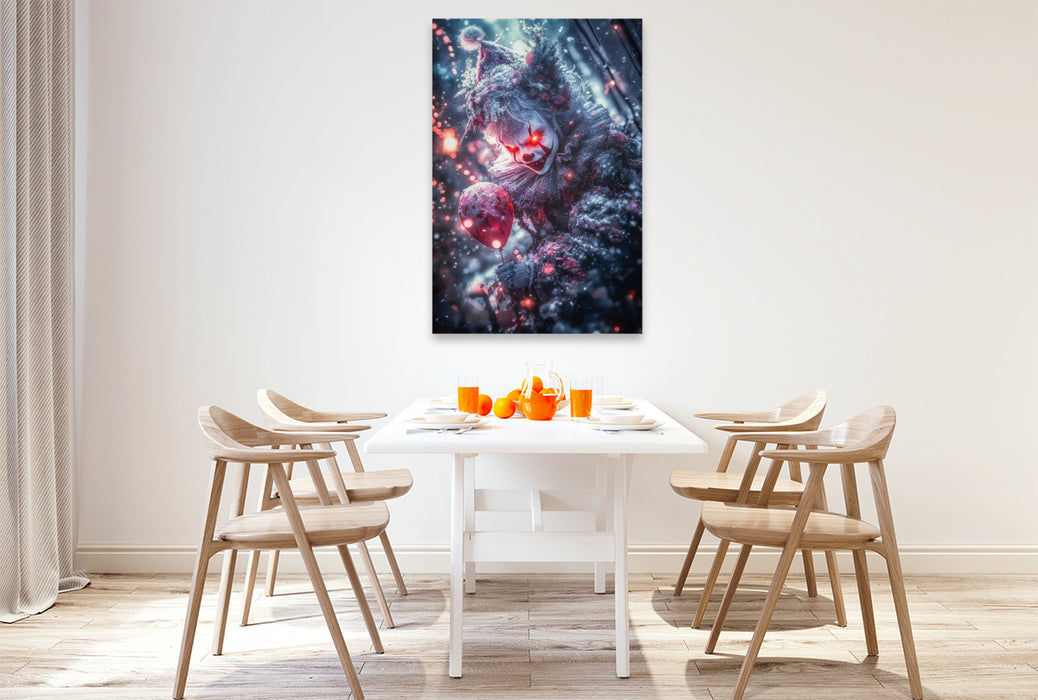 Premium Textil-Leinwand Der Ballon schwebte ins Zimmer – ganz ohne Schnur, ganz ohne Wind