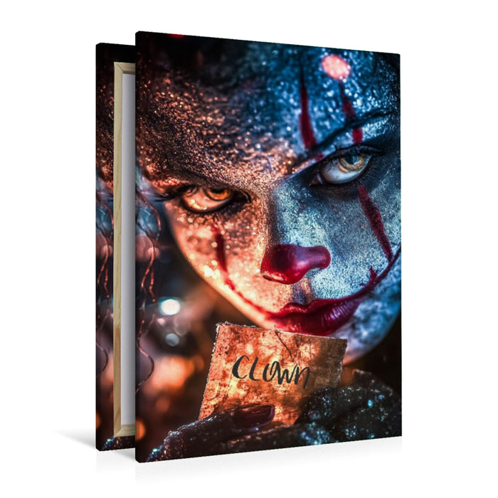 Premium Textil-Leinwand Der Zirkus war geschlossen – aber die Lichter gingen nie aus