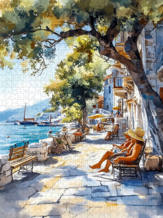 Laissez-faire im bezaubernden Kroation - CALVENDO Foto-Puzzle'