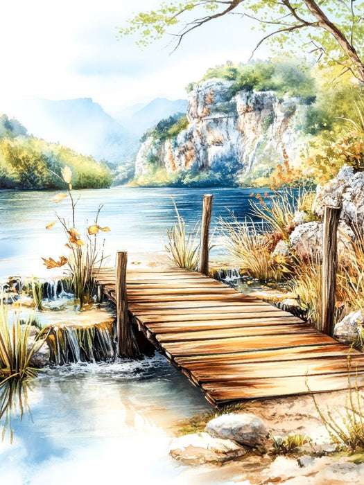 Nationalparks Plitvicer Seen - CALVENDO Foto-Puzzle'