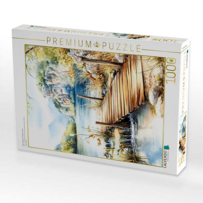 Nationalparks Plitvicer Seen - CALVENDO Foto-Puzzle'